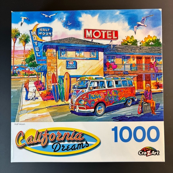 CraZArt Other - 3/$20 🧩 Half Moon California Dreams Collection 1000 Piece Puzzle by CraZart